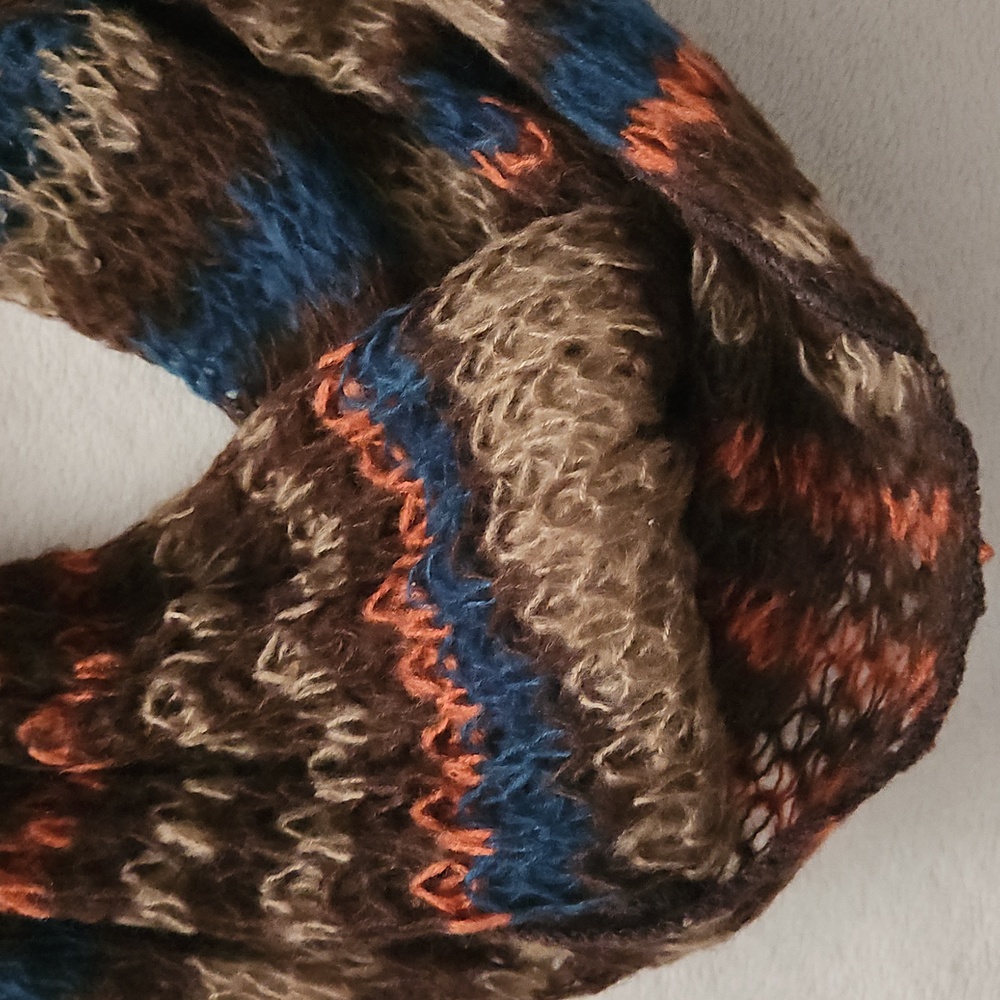 Raj Multicolor Knit Infinity Scarf - Picture 2 of 6